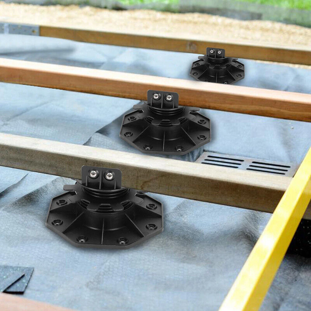 4 Sizes Bearing Terrace Height Adjustable Building Material Booster Stable Strong Suitable for Aluminium WPC Wood