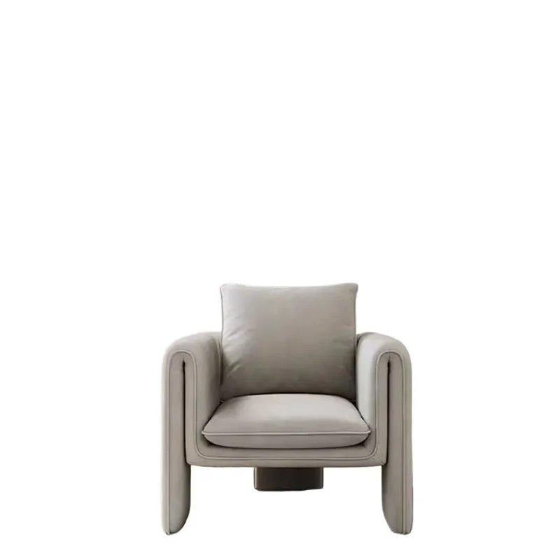 Nordic Modern Single Sofa Chair Light Luxury Creative Leisure Armchair for Living Room Bedroom Home Decor
