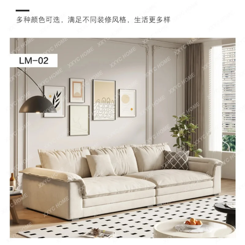 XX Fancy High Back Sofa Luxury Simple  Daybed Floor Sofa Pillows Human Modern Salon Meuble Apartment Furniture