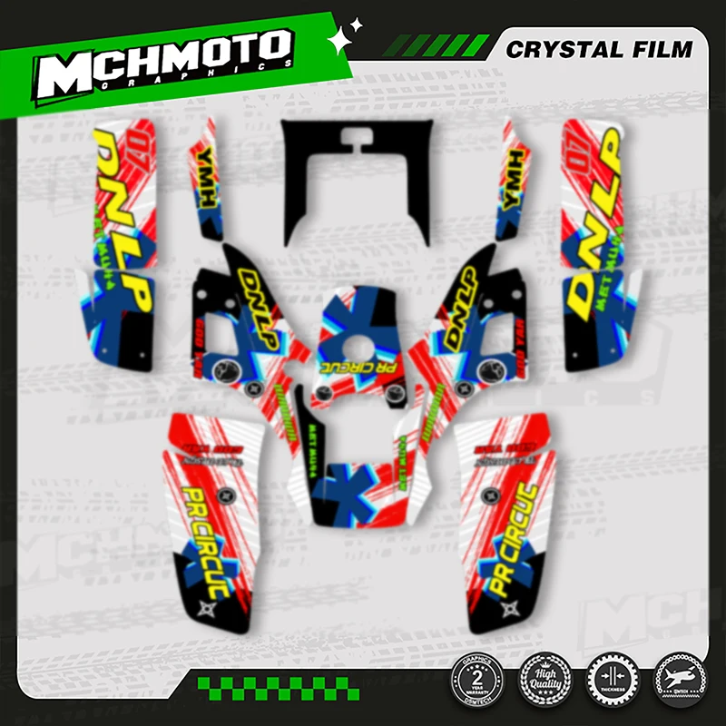 

MCHMFG For YAMAHA Warrior 350 MOTOR Custom Team Motorcycle ATV Graphics Background Decal Stickers Kits