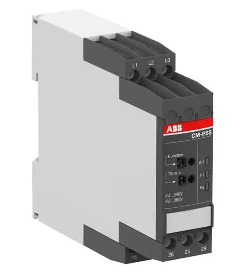 Original ABB Three-phase Monitoring Relay CM-PSS.31S 3X380VAC 50/60Hz