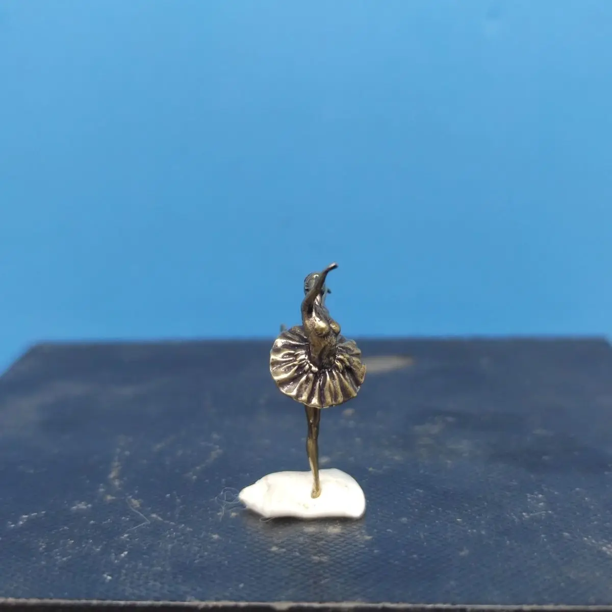 النحاس الحسية البجعة السوداء نموذج DIY مصغرة المشهد زخرفة مصغرة راقصة الباليه صور المشهد العناصر الزخرفية الصغيرة #4