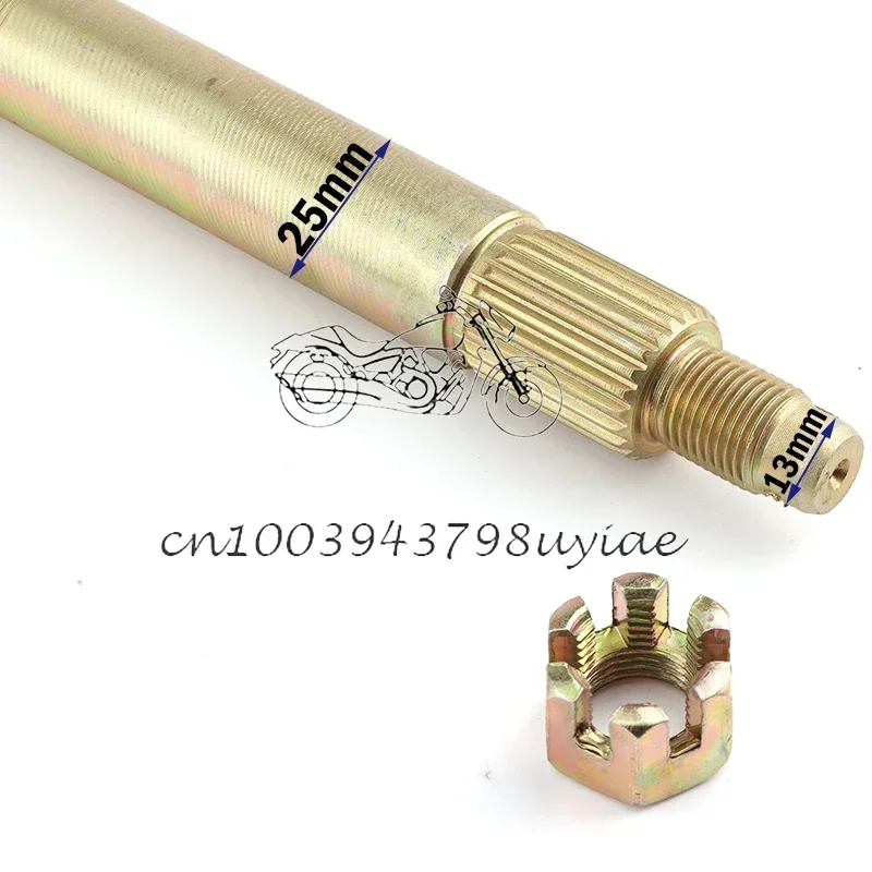 

Задняя ось 610 мм подходит для DIY 49cc 50cc 110cc 125cc Electric Mini Kids Go Buggy ATV Vehicle Kart Quad Bike Scooter Parts