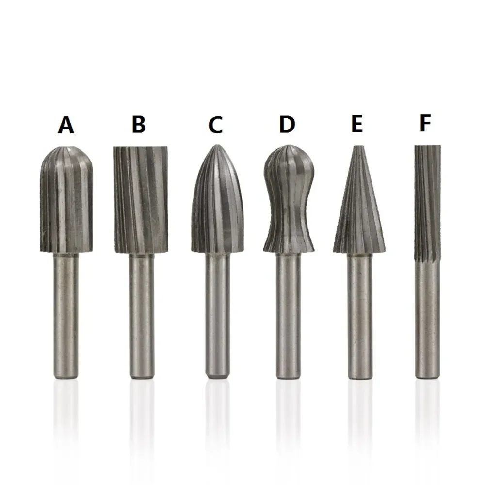 

High Speed Steel Rotary Burrs 6mm Shank Router RASPS For Metal Engraving /Grinding Files