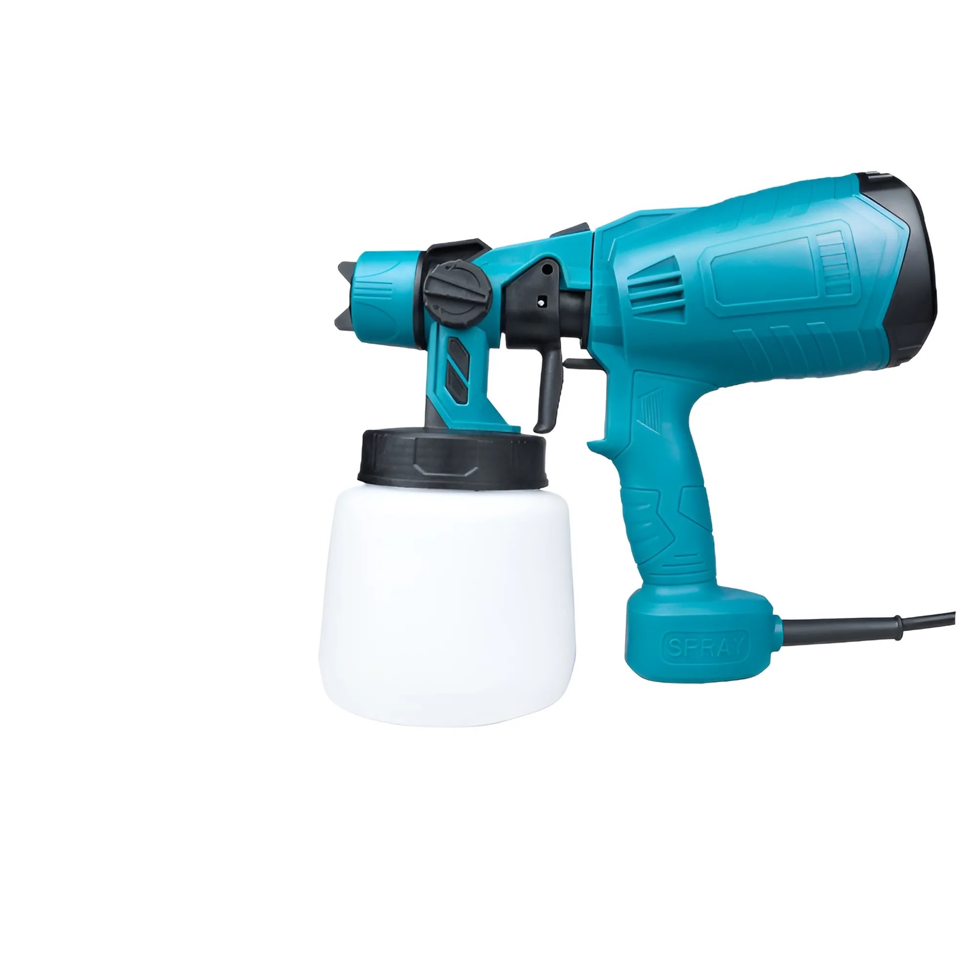 

Электрический пистолет-распылитель — высокое давление 800 Вт, емкость 1000 мл, портативный, съемный, распылитель 220 В для мебели