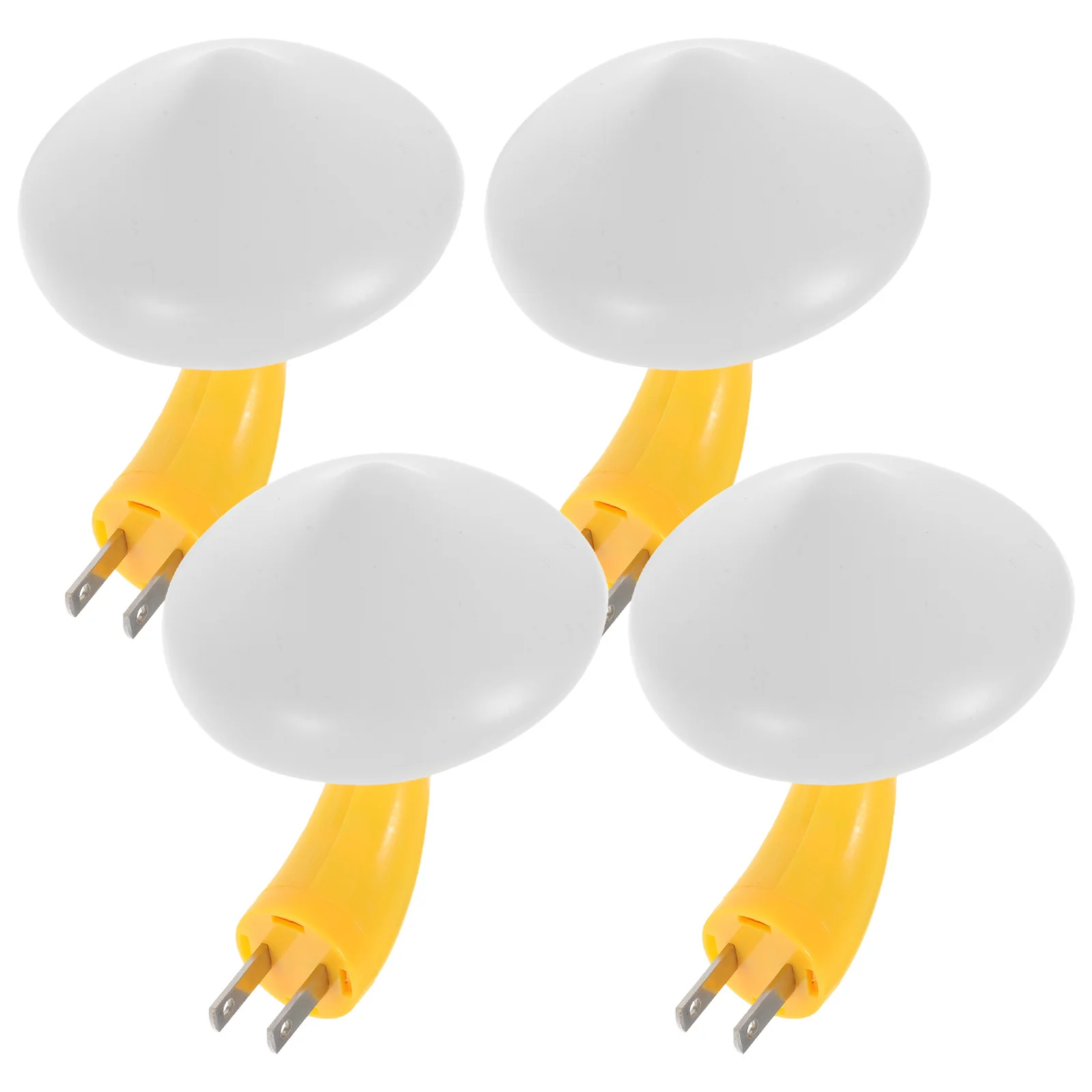 

4Pcs Mushroom Night Light Plug in LED Decorative Lamp for Bedrooms Cozy Ambiance Durable Sturdy Material Night Light