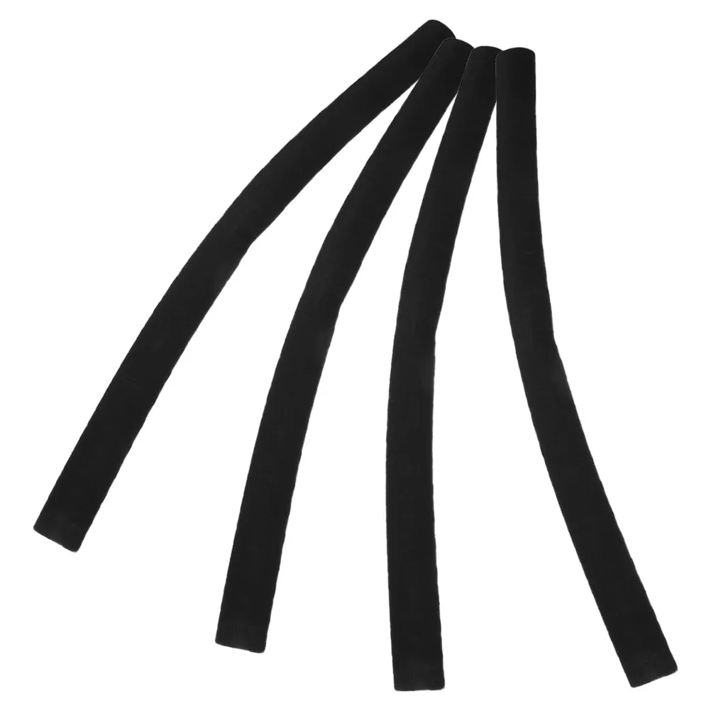 4 Pcs Children's Bicycle Handlebars Anti-slip Protector Gloves Foam Cover Baby Stroller Grip Black