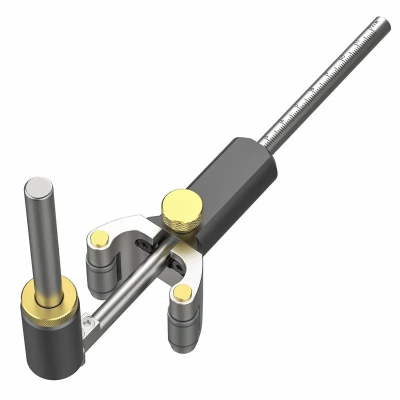 Contour Gauge Profile Tool Woodworking Scriber Linear Arc Dual Purpose Parallel Marking Gauge Multifunctional for Wood Metal DIY
