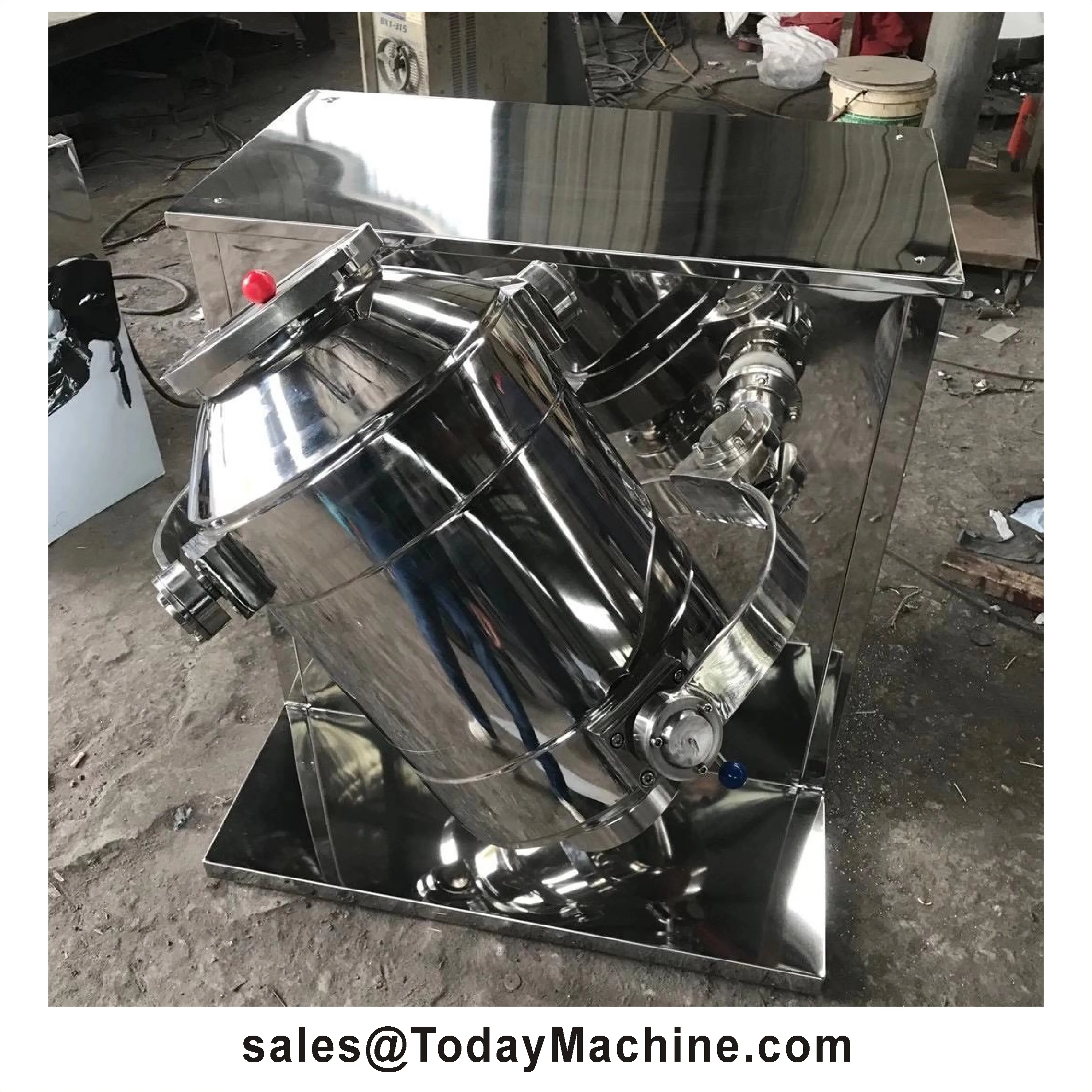 Milk Coffee Powder Mixer Kanghe Sbh 3d Blender Motion Resin Swing Rotating 5l Mixing Machine