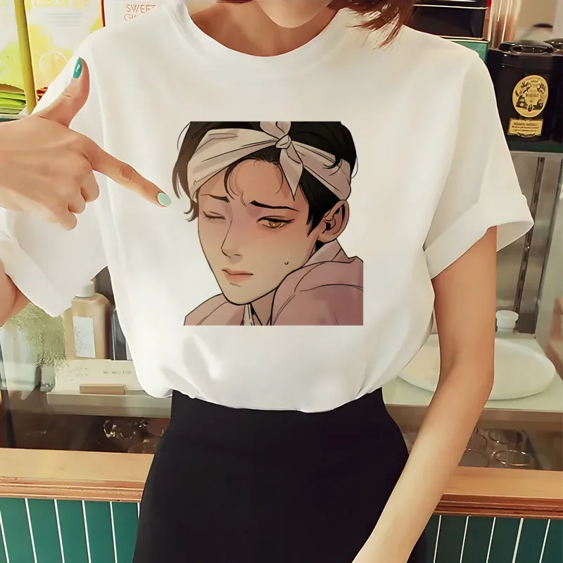 Painter of The Night T-shirt for Women Short Sleeve Ladies Tops Anime Cartoon T Shirt for Male Printed White T Shirt Women Tees