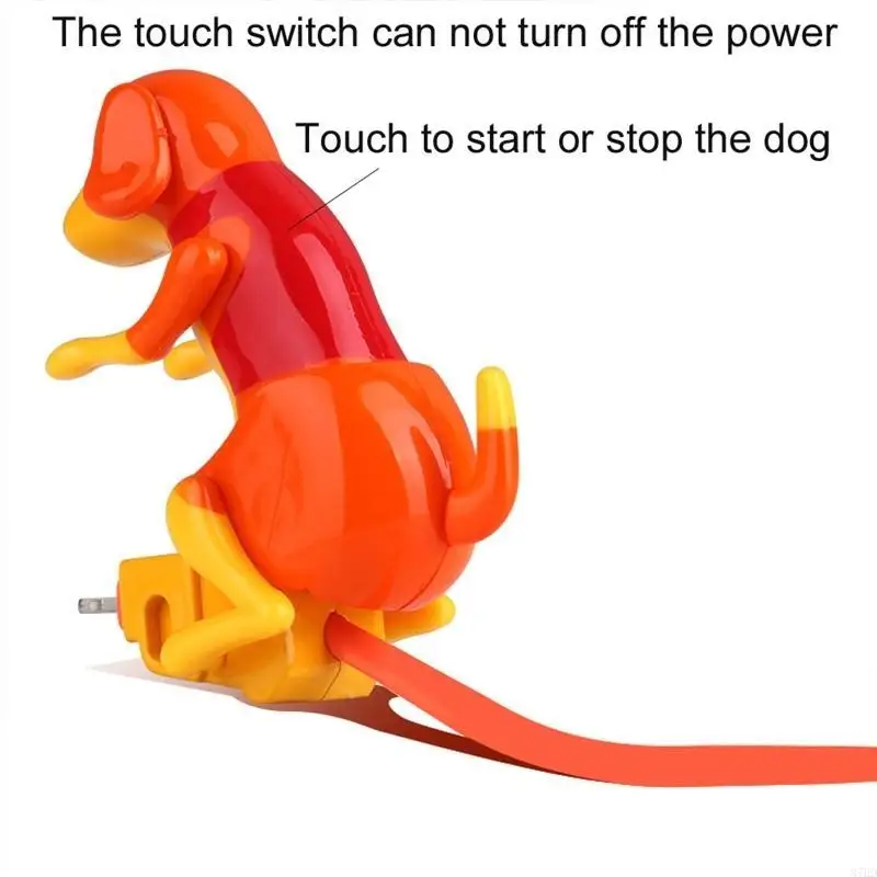87HD for Creative Stray Dog Shaped Charging Cable with for Touch Switch Type-C Phone