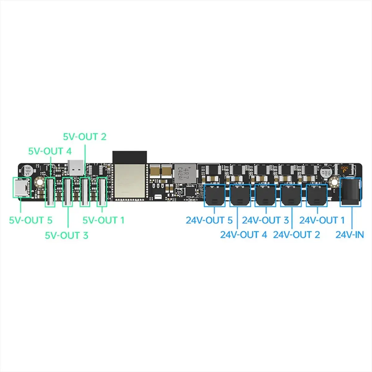 Welcome Deal- Panda Branch Plus Power Management Hub with MX3.0 and Type-C Port for P1P/P1S/X1C/X1E/A1/A1 Mini