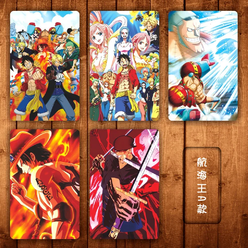 애니메이션 악마 킬러 PVC 카드 스티커 5건 Jujutsu Kaisen 패션 DIY 카드 신용카드 방수 스티커
