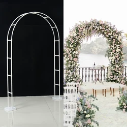 Arco di nozze decorativo cornice di fiori di plastica giardino sfondo Pergola Stand rustico matrimonio festa di compleanno decorazione arco fai da te