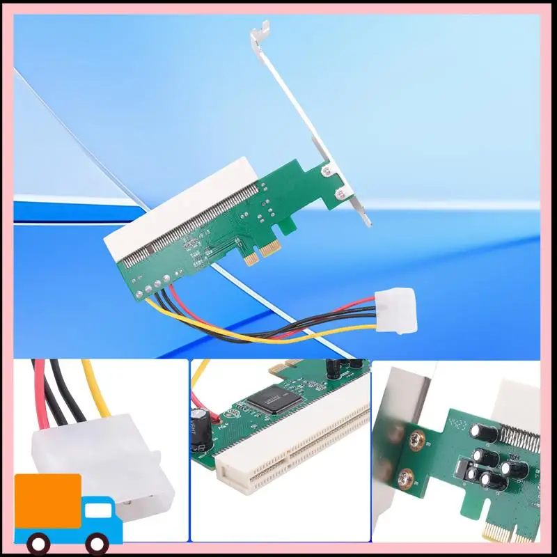 

Профессиональная карта адаптера PCI-Express к PCI Слот PCI-E X1/X4/X8/X16 с 4-контактной платой кабеля питания