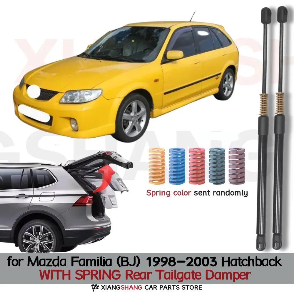 

Auto Pop-Up Trunk Struts for Mazda Familia (BJ) 1998-2003 Hatchback Automatic Opening Gas Lift Supports with Springs Boot Struts