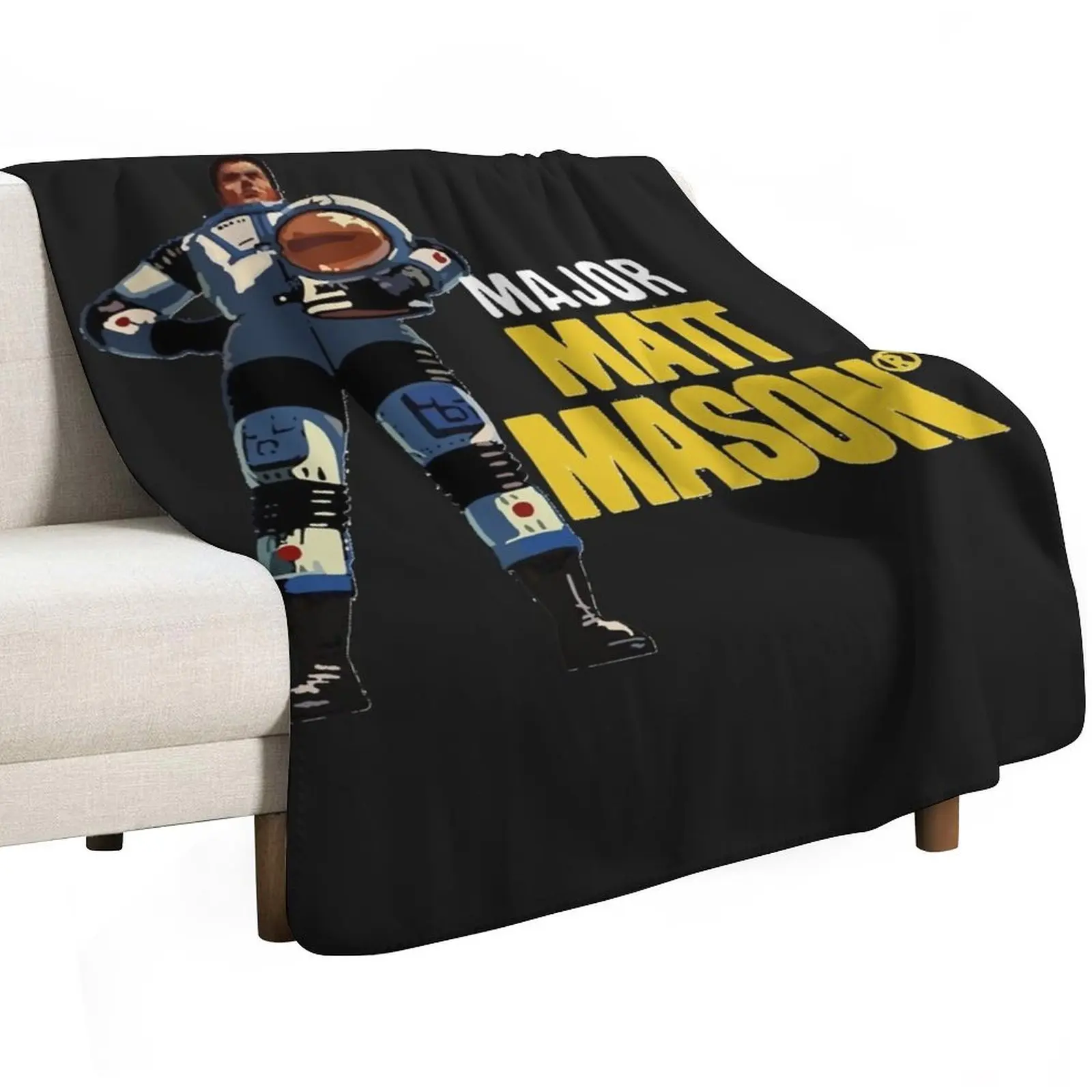 

Major Matt Mason Throw Blanket Camping Soft Plaid Summer Luxury Brand Blankets