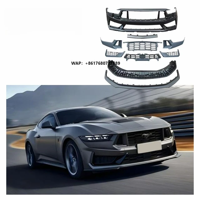 For Mustang 2024 Upgrade Dark Horse Body Kit Front Bumper Body Kit Mustang Front Bumper Front Lip