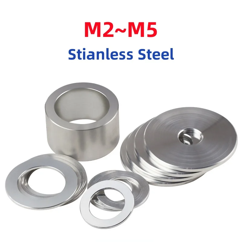 10PCS M2 M3 M4 M5 Stianless Steel Unthreaded Standoff Spacer Bushing Washer Round Hollow Extended Gasket Sleeve