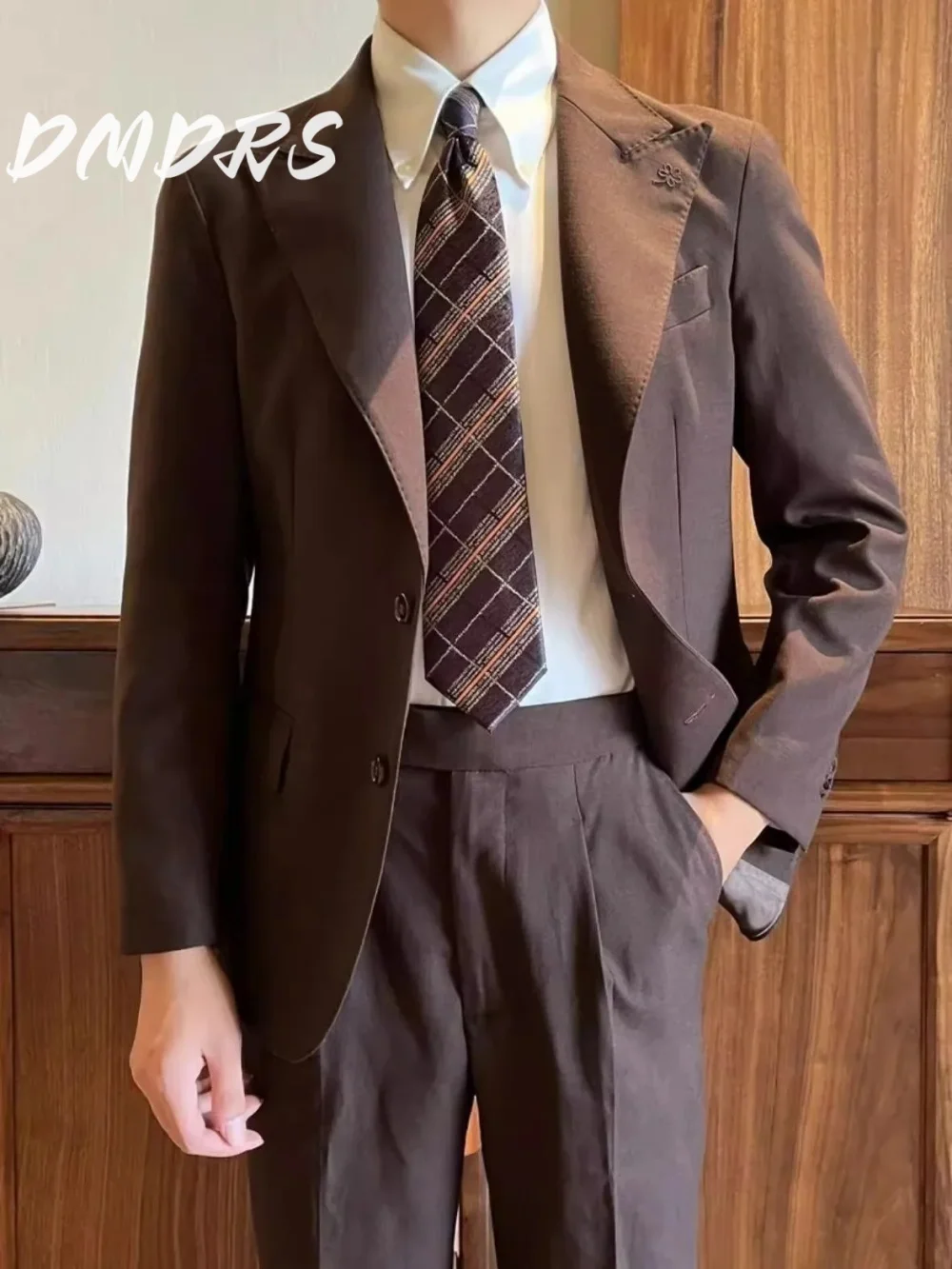 Elegant Business Dress Suit Wedding Suit For Men Versatile Casual Office Party Prom Costume Homme Men Tuxedo Suit Customized