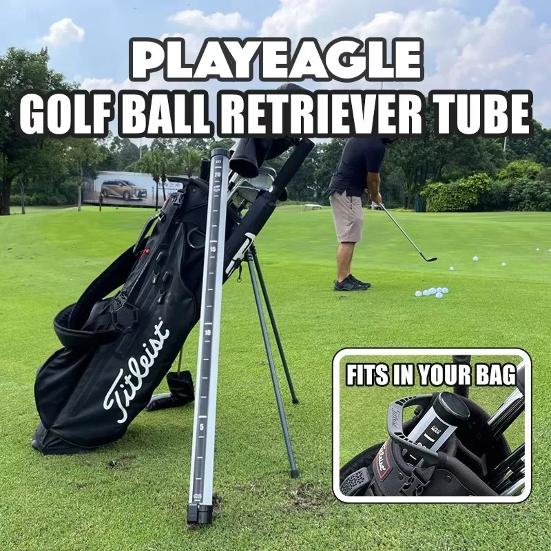 YTYINPLAYEAGLE Golf Balls Retriever Tube Wholesale Plastic Ball Picker Collector Retriever Tool Pick-up Sucker Tool