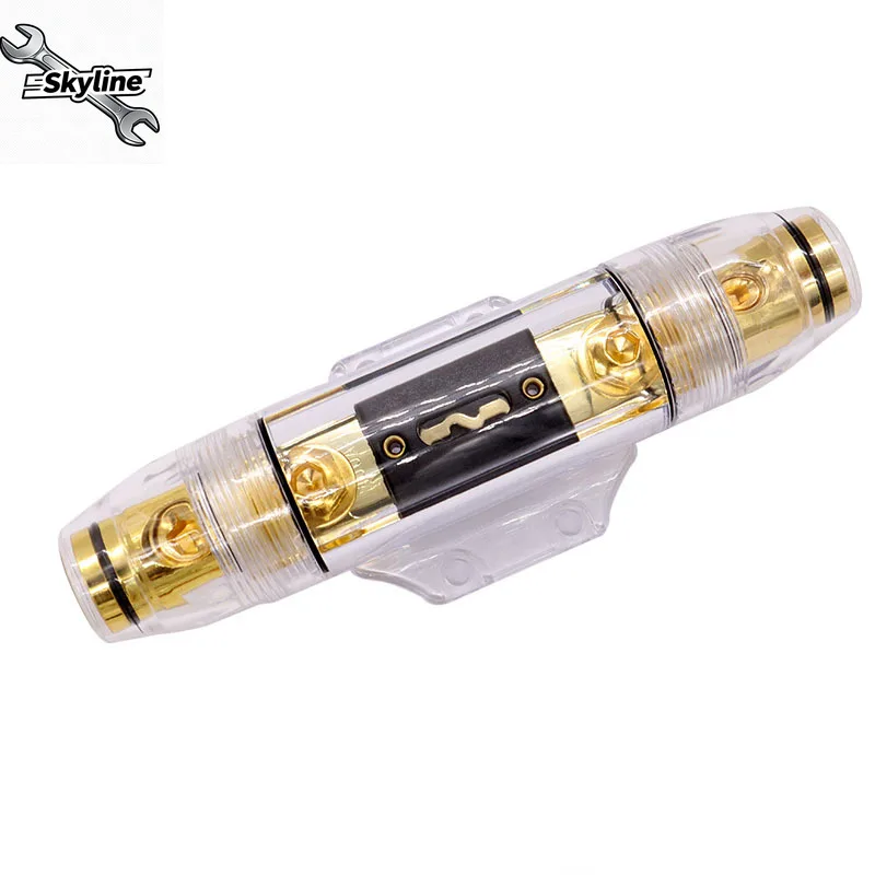 Car Audio Refit Fuse Holder Car Gauge Audio Circuit Breaker Inline Fuse for Cars Vehicle Automobile 30A-300A