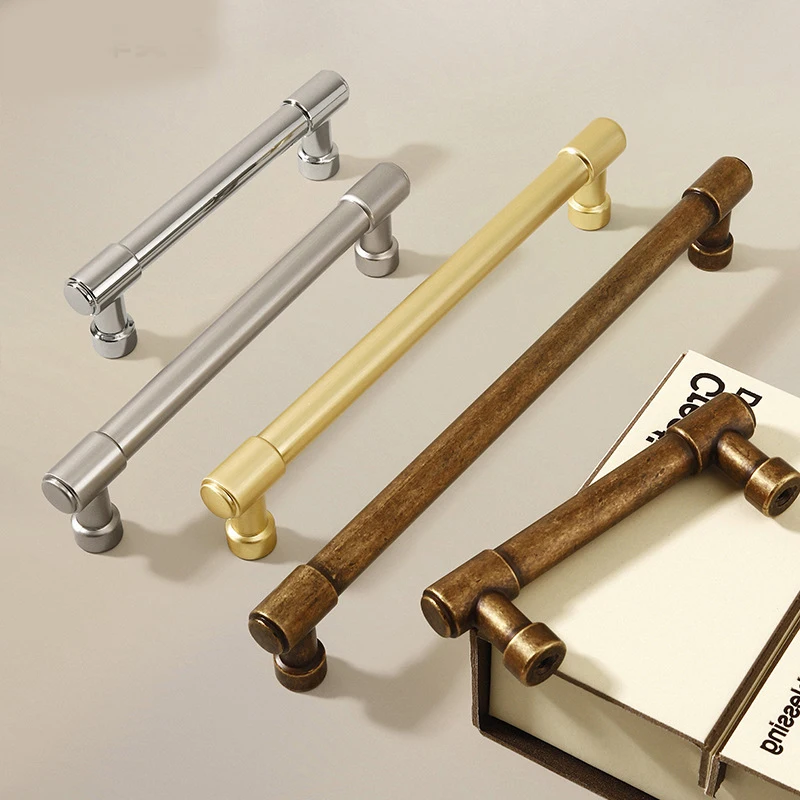 

Nordic Style Surface-Mounted Cabinet Door Handle with Long-Hole for Wardrobe Shoe Cabinet Kitchen Drawers Small Furniture Hardwa
