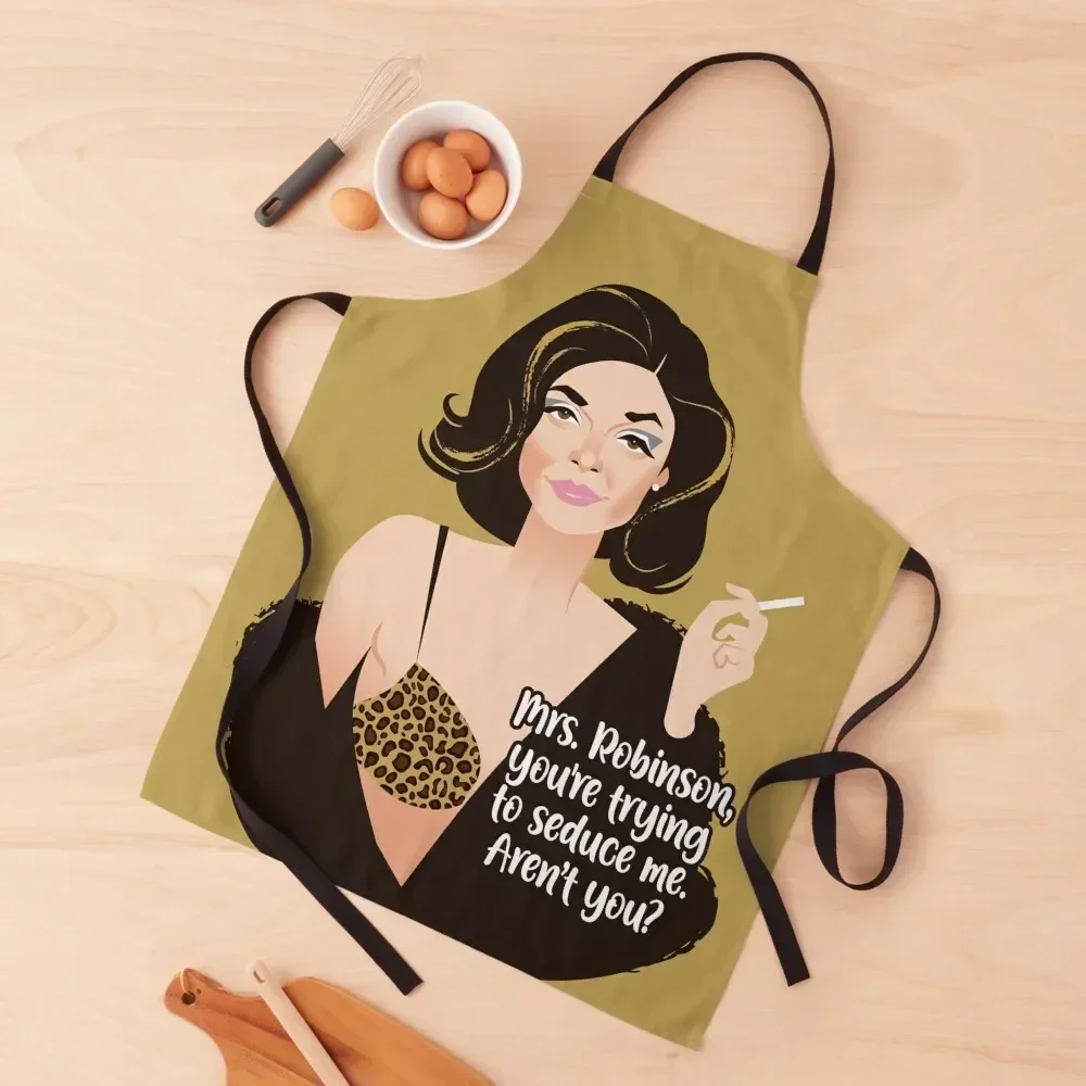 Mrs. Robinson Apron For Women Kitchen Things For Home Kitchen Front Utensils For Kitchen Apron