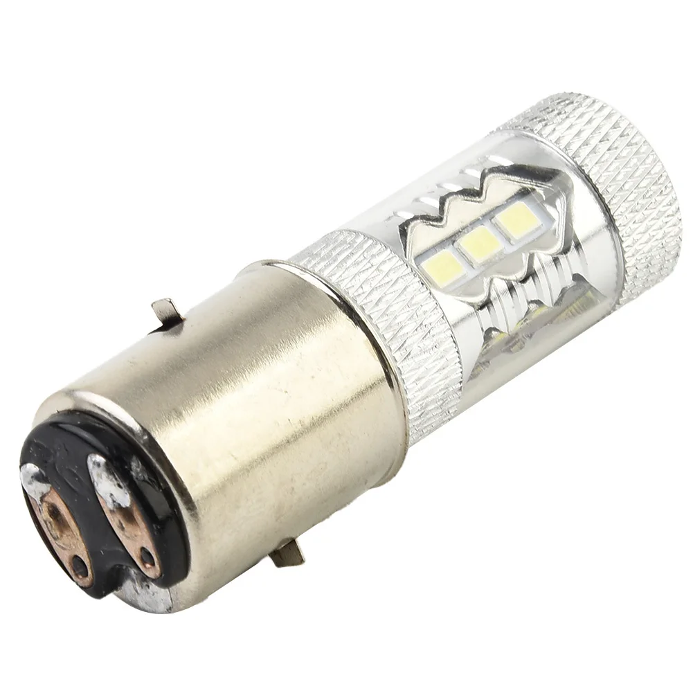 Fog Light Light Bulb DC 12-24V White Light 6000-6500K Accessories BA20D H6 LED Headlight Motorcycle Bike Moped