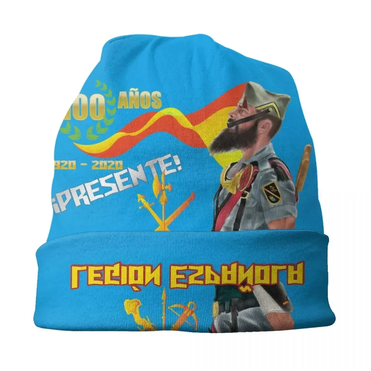 Spanish Legion Legi N Espa Ola Beanies Caps For Women Unisex Hip Hop Winter Warm Knitted Hat Adult Centennial Army Bonnet Hats image 3