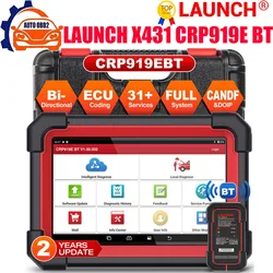 LAUNCH X431 CRP919E BT Car Diagnostic Tool OBD2 Scanner DBScar VII VCI Auto with Active Test ECU Coding CANFD DOIP 31+ Reset