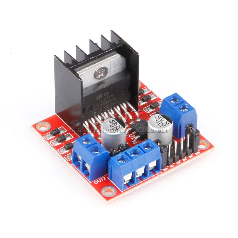 

L298N Motor Driver Board Module DC Stepper Motor Intelligent Car Robot Accessories