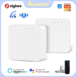 Aubess-puerta de enlace multimodo con WiFi, Zigbee, BLE, puente de casa inteligente, Control remoto por aplicación Tuya/Smart Life, funciona con Alexa y Google Home