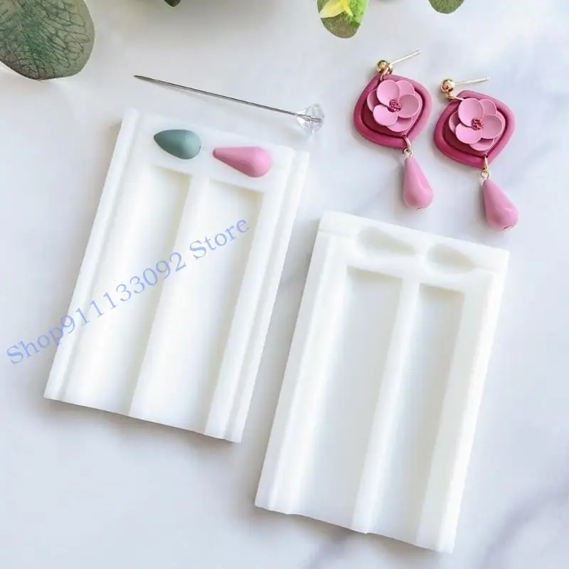 

H9ED Reusable Plastic Bead Shaping Tool Double Size Holes and Center Feature