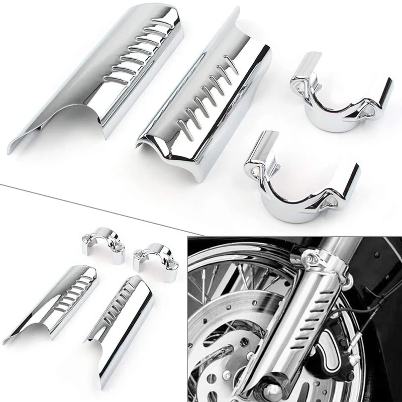 Motorcycle Lower Fork Leg Wind Deflector Fork Leg Deflector Guard for Heritage Softail Classic FLSTC FLSTN