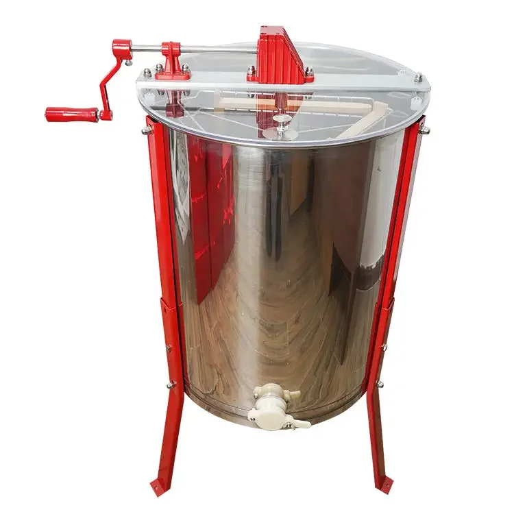 2022 High Quality Three Frames Manual Honey Extractor Other Animal Husbandry Equipment