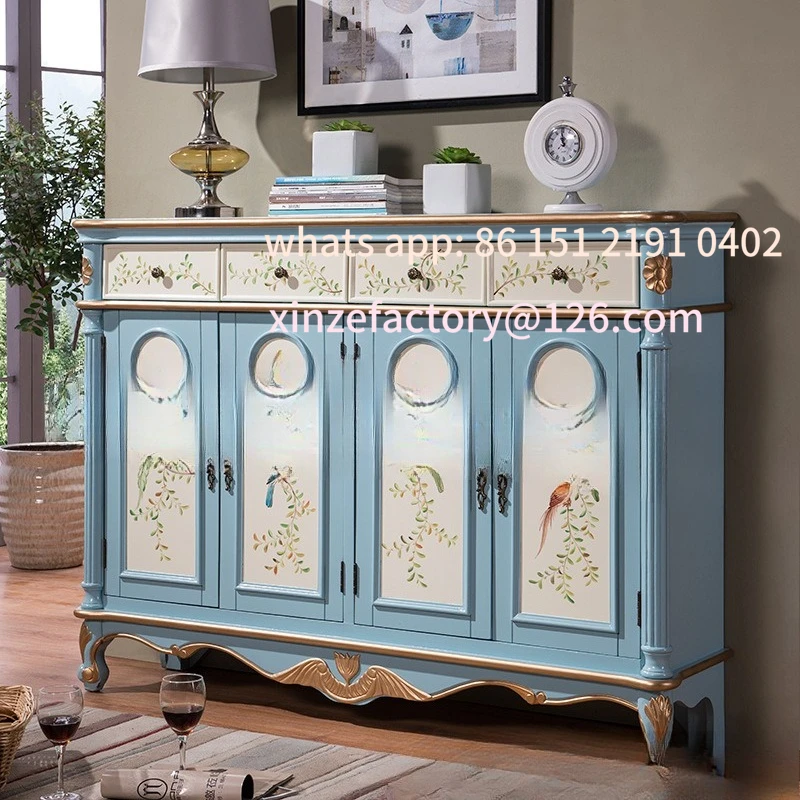 

Customizable solid wood shoe cabinet household door cabinet