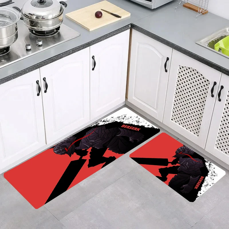 Anime Berserk Carpets Carpet Entrance of House Door Mat Room Rugs Balcony Home Kitchen Rug Foot Doormat Mats Bathroom Bath Floor