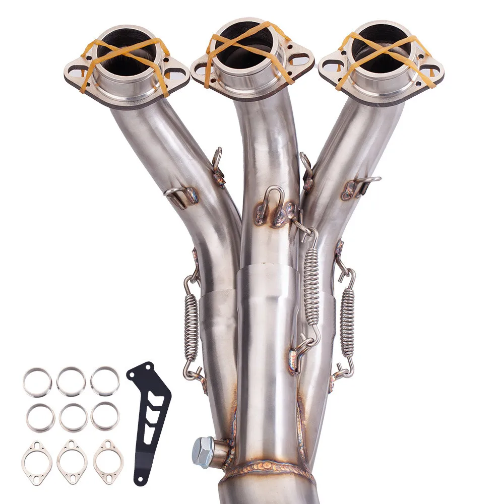 Untuk Yamaha MT-09 FZ09 2021-2024 Slip On 51mm Muffler Tips Header Exhaust Pipes Exhaust Systems
