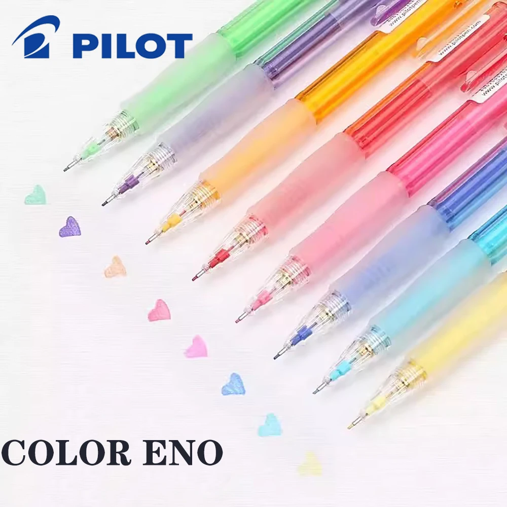 1Set PILOT COLOR ENO Mechanical Pencil HCR-197 Erasing 0.7mm Student Drawing Pencil Sketch Comics Cute School Supplies