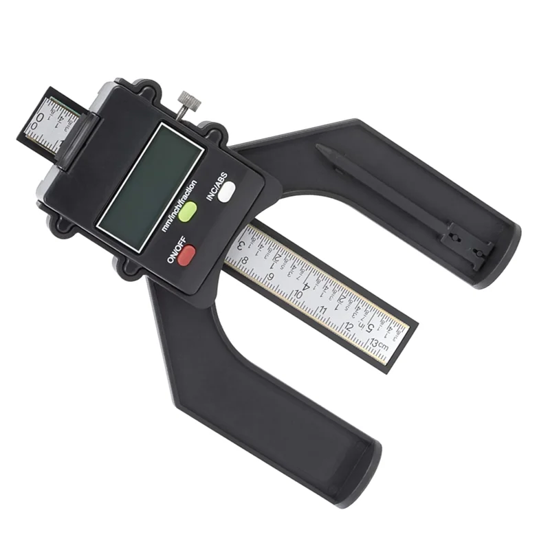 

A76X-WR25 для деревообработки, цифровой измеритель высоты, 3-дюймовый мини-дисплей дюймов с переломами или миллиметром, магнитные ножки