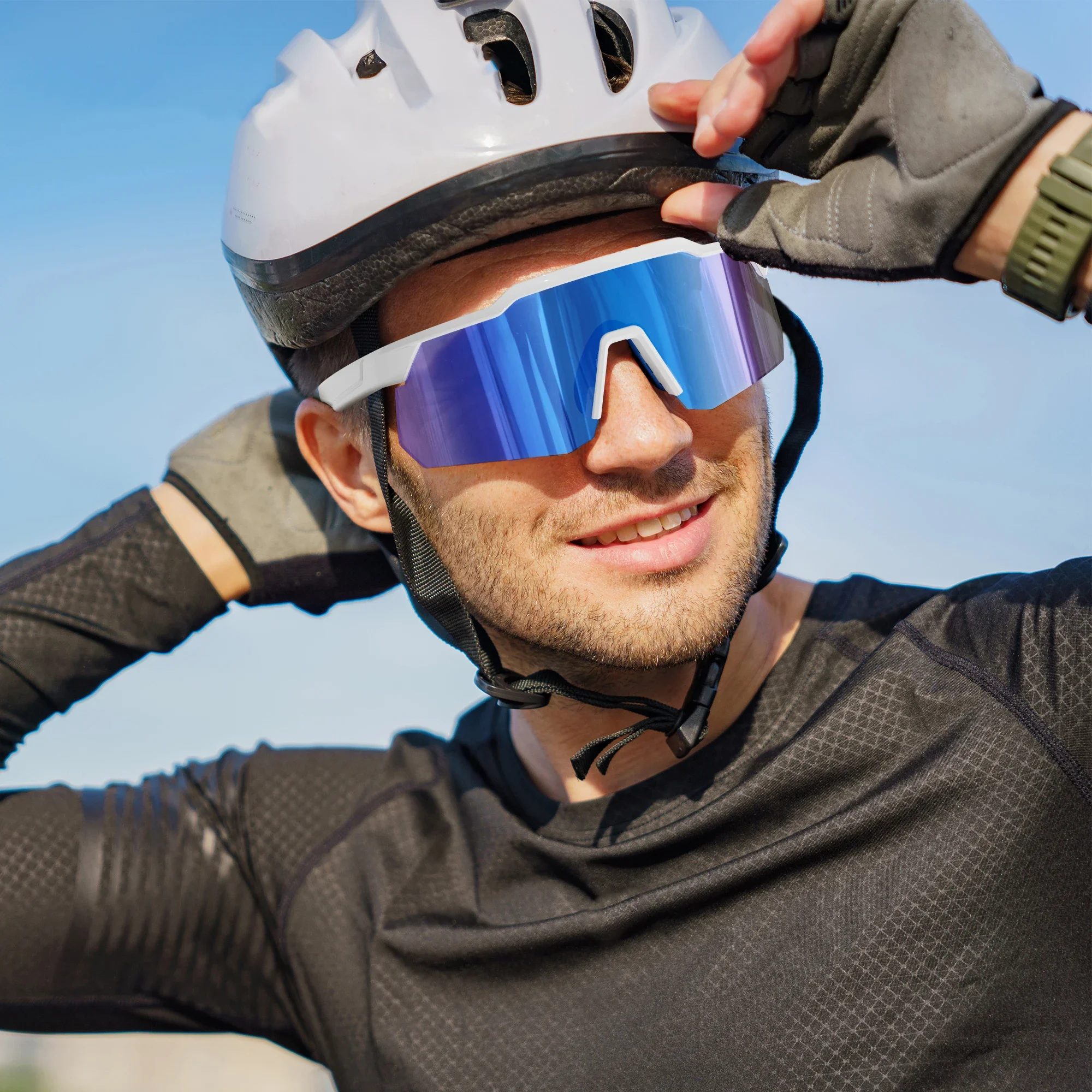 VEITHDIA New Cycling Running Climbing Hiking Sunglasses Road Mountain Bike Riding UV400 Impact Resistant Sports Glasses VKC04-11
