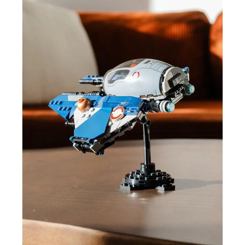 MOC-246925 MOC Interceptor Brick Toy Gift Blocks Expansion Spaceship Set Building Blocks Toy Creative Space War Set 360PCS - view 3