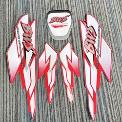 For Yamaha BWS100 Red/Blue Scooter Whole Body Fairing Decals Stickers 1 Set Motorcycle Decorative Logo Emblem Reflective Badge