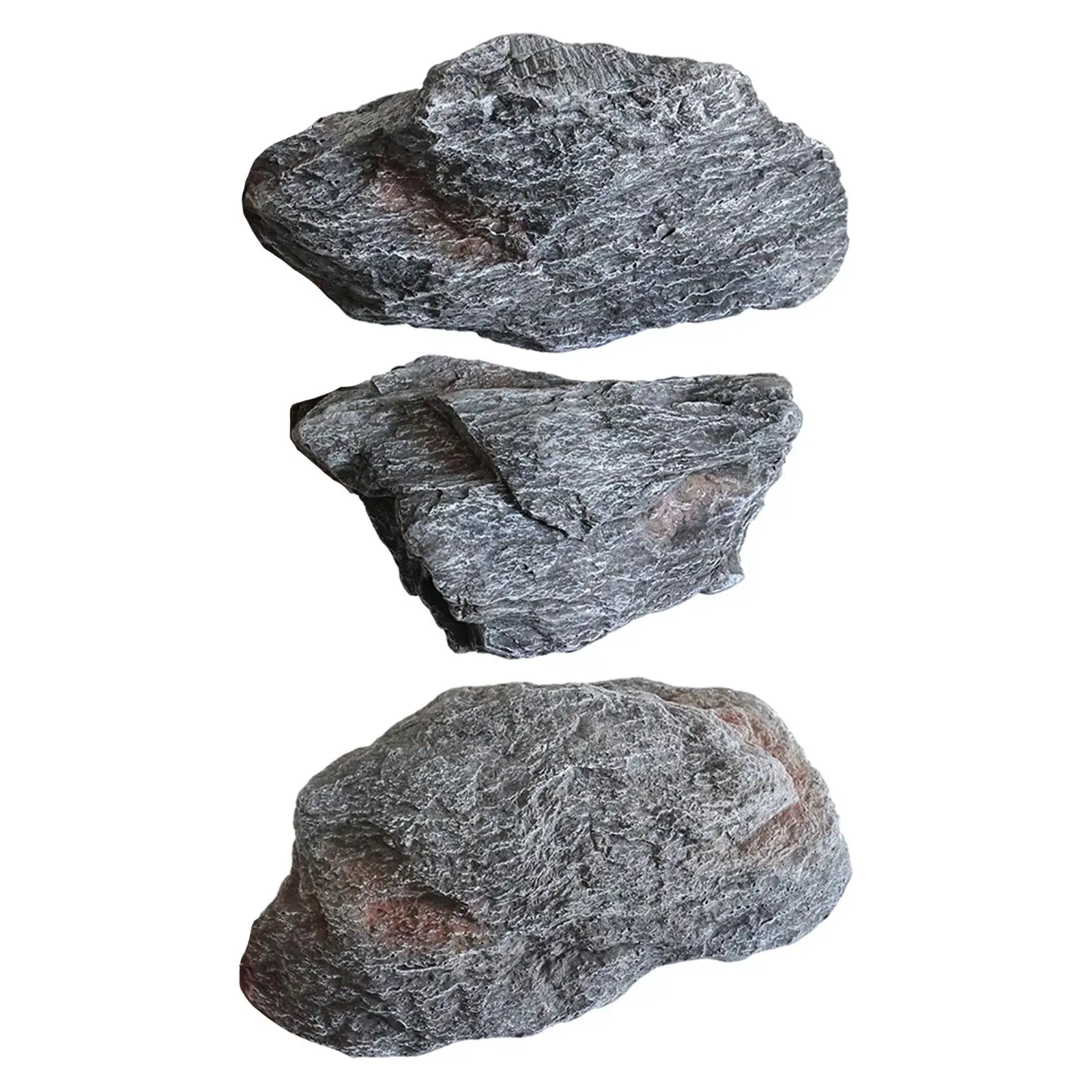 Aquarium Landscaping Terrarium Decor Faux Rock PU Sandstone Prop for Reptile Hide and Garden
