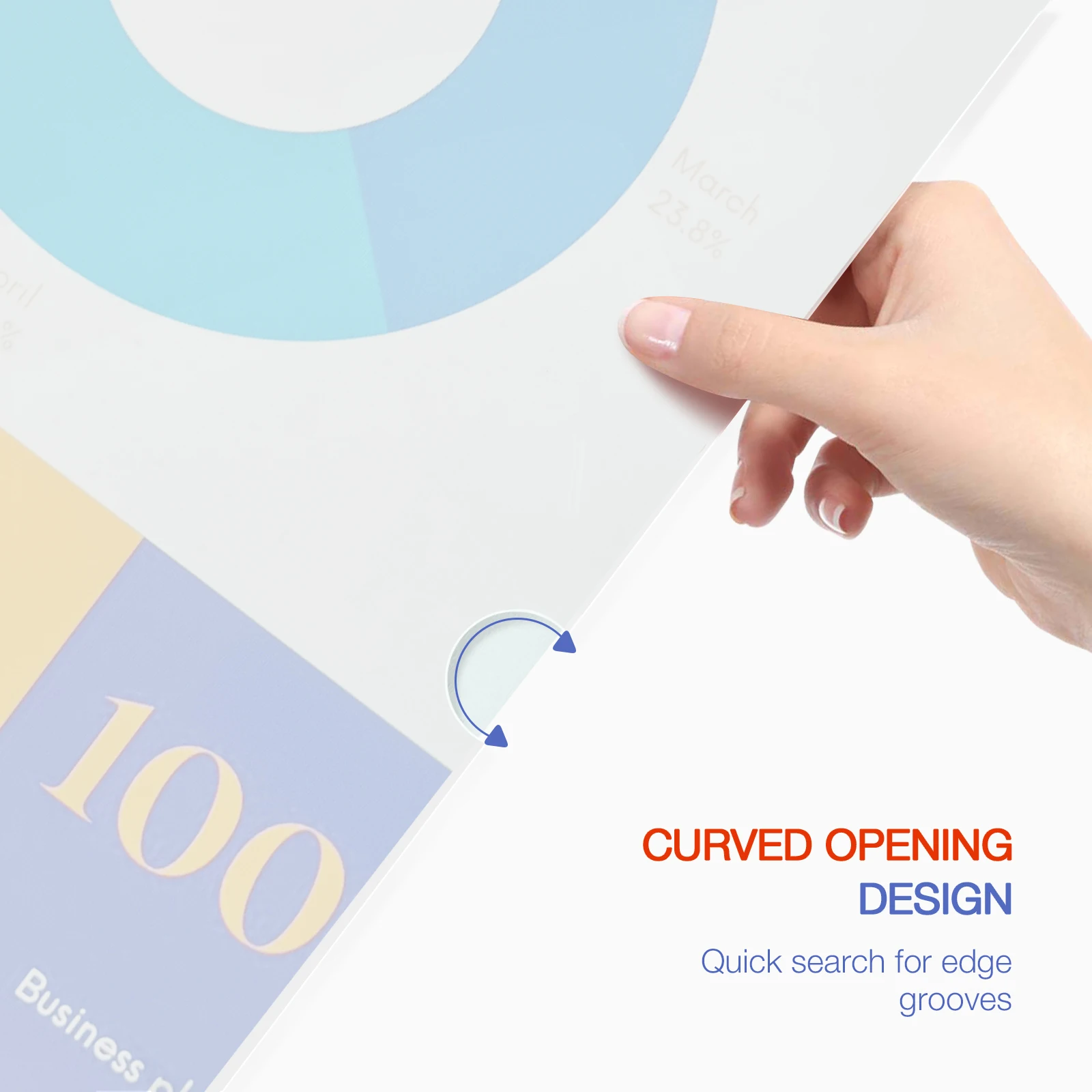 

10Pcs Transparent Plastic File Folders A4 Document Organizer Draw Rod Clamps For Schools Enterprises Individuals