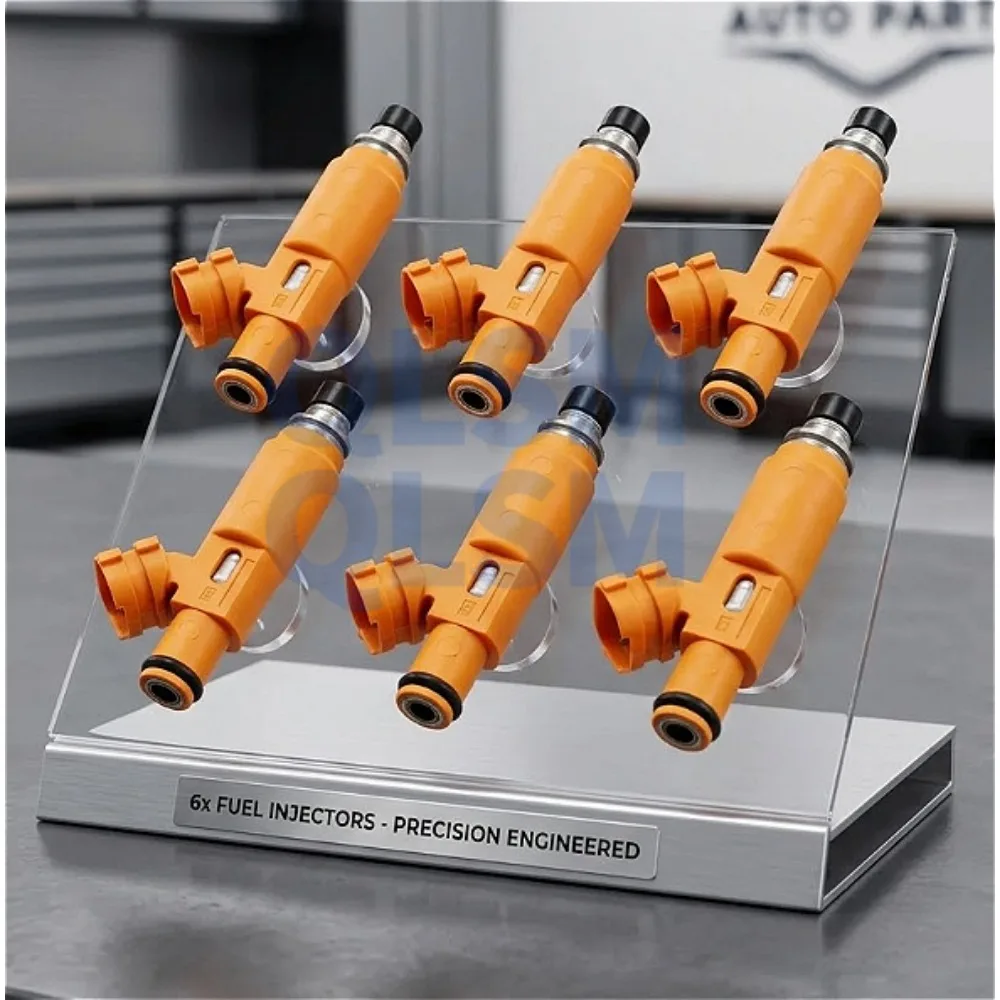 

6X 195500-3300 1955003300Fuel Injector For Mitsubishi Montero Sport 3.5L V6 1998-2004 842-12300 Auto Engine Nozzle Valve System