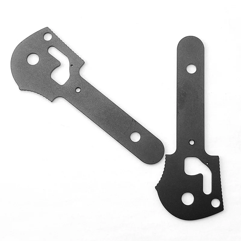 Imagem -03 - Faca Dobrável Forros de Forro de Aço Bloqueio Placas para Benchmade 551 Griptilian Faça Você Mesmo Faça Modificar Acessórios Aço Inoxidável Par