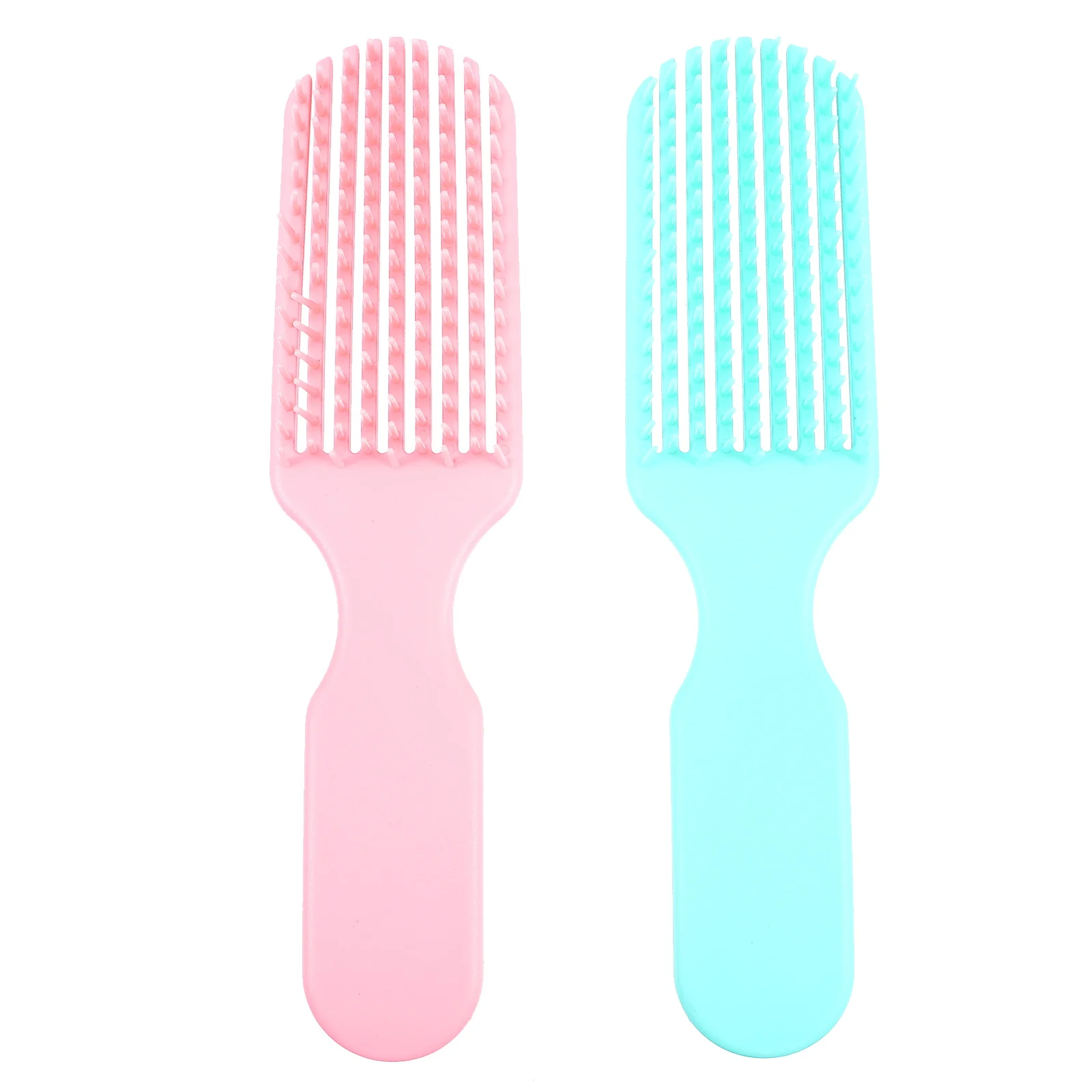 

2 Pcs Styling Comb Plastic Detangle Curly Hair Brush Massage Care Wide Teeth For Women Men Wet Dry Hair Gifts Hairdressing Tools