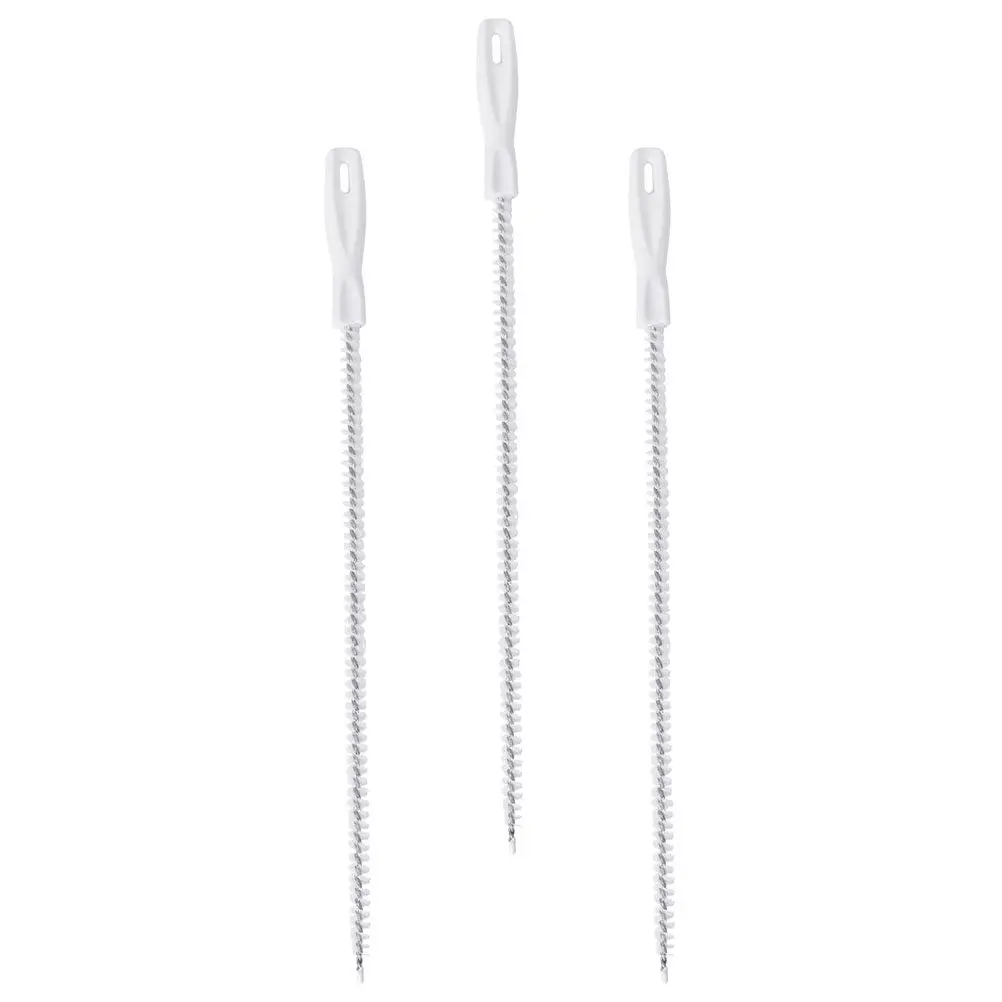 3Pcs Drain Cleaner Tool with Rotating Bristles Ideal for Sink Bathtub Toilet Pipe Hair Clog Removal Reusable Pipeline Hook